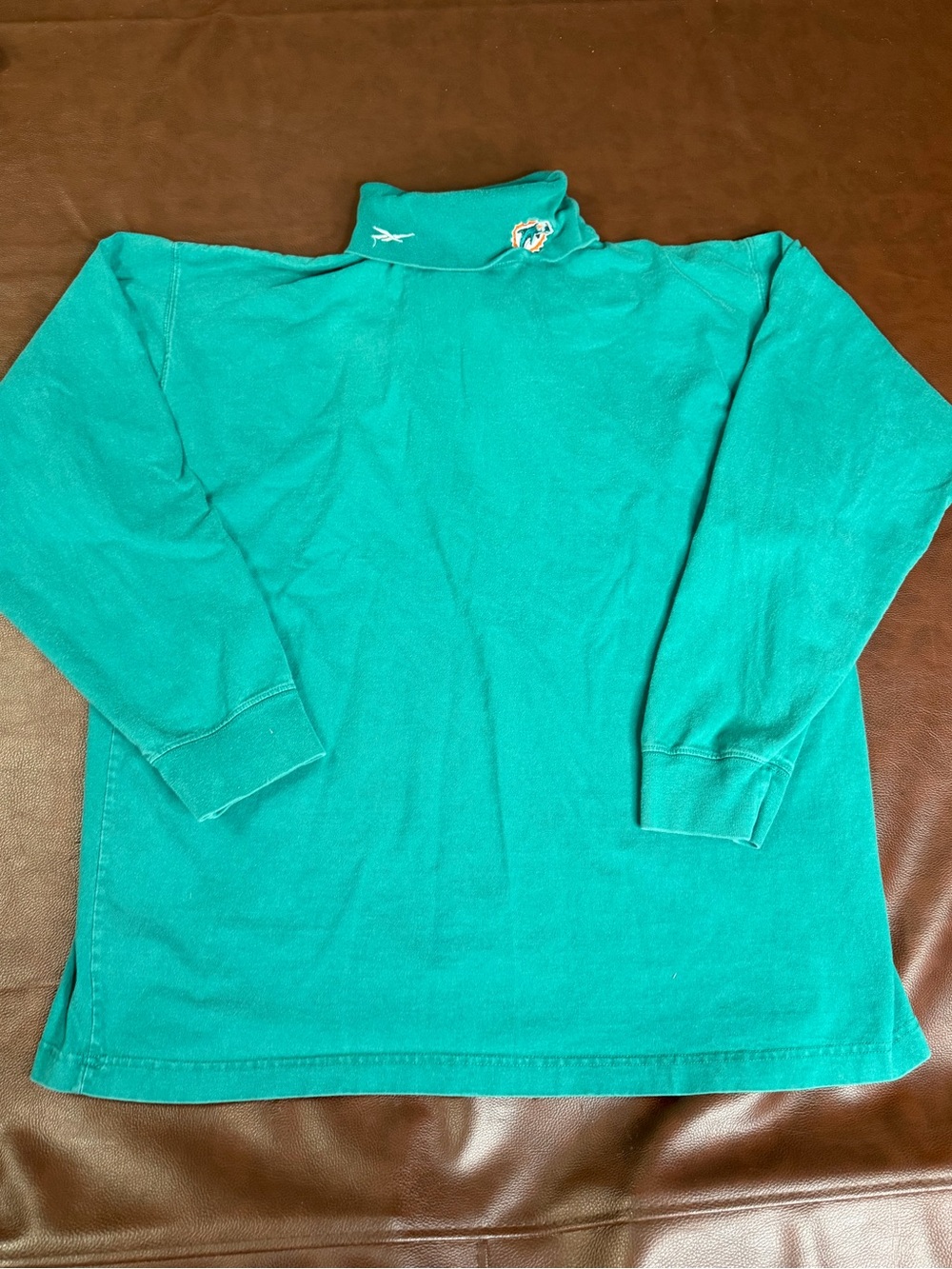 Women’s Reebok Miami dolphins Long-Sleeve Turtleneck Shirt